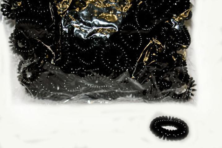 Резинка пружинка черная уп 100 шт Киев - изображение 1