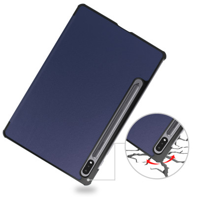 Чохол до планшета BeCover Smart Case Samsung Tab S9 (SM-X710/SM-X716)/S9 FE (SM-X510/SM-X516B) 11.0" Deep Blue (709891) Вінниця - фото 6