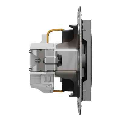 Розетка Schneider Electric ASFORA со штор. антрацит (EPH2900271) Винница