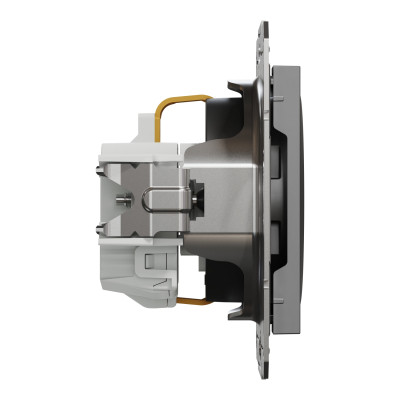 Розетка Schneider Electric ASFORA со штор. антрацит (EPH2900271) Винница - изображение 3