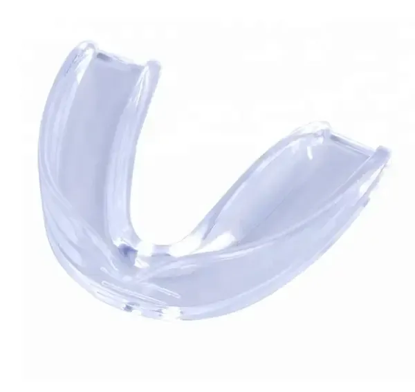 Капа боксерська PowerPlay 3317 SR доросла (вік 11+) прозора Вишнёвое - изображение 4