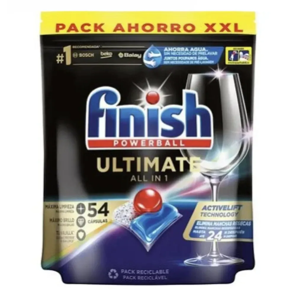 Таблетки для посудомийних машин Finish Quantum Ultimate Lemon 54 шт. Львів - фото 1