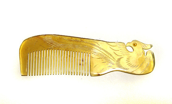 Гребінець для волосся з кістки Качечка Київ - фото 1