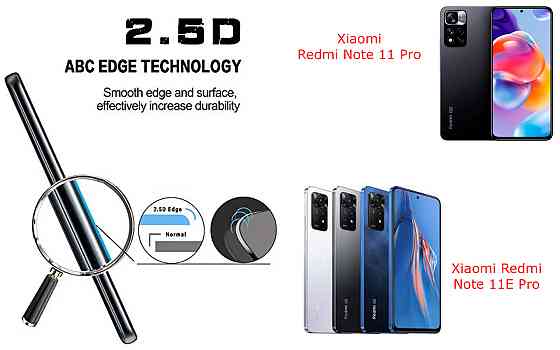 Защитное стекло ArmorGlass для Xiaomi Redmi Note 11 Pro, Note 11E Pro – устойчивое к царапинам и ударам Киев