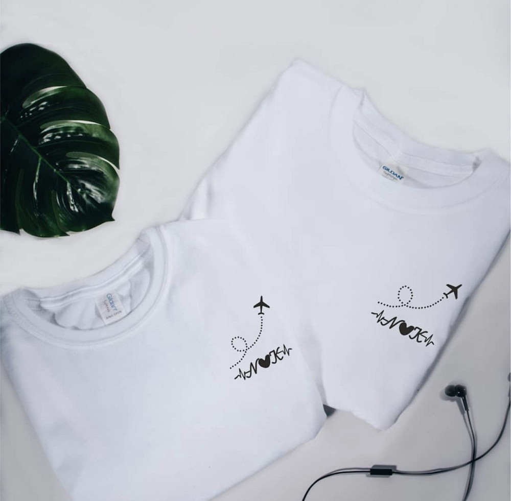 Парні футболки для хлопця та дівчини з ініціативами шлях до серця Чернівці - фото 1