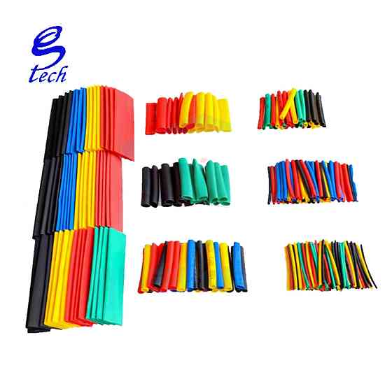 Набор термоусадочных трубок 328 шт, 5 цветов Киев