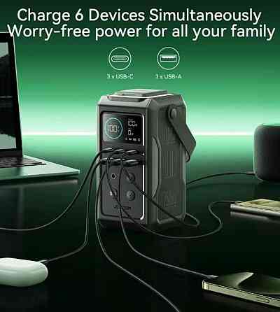 Повербанк Powerbank LiFePO4 JOYROOM PD100W 75000mAh 205Wh. Київ