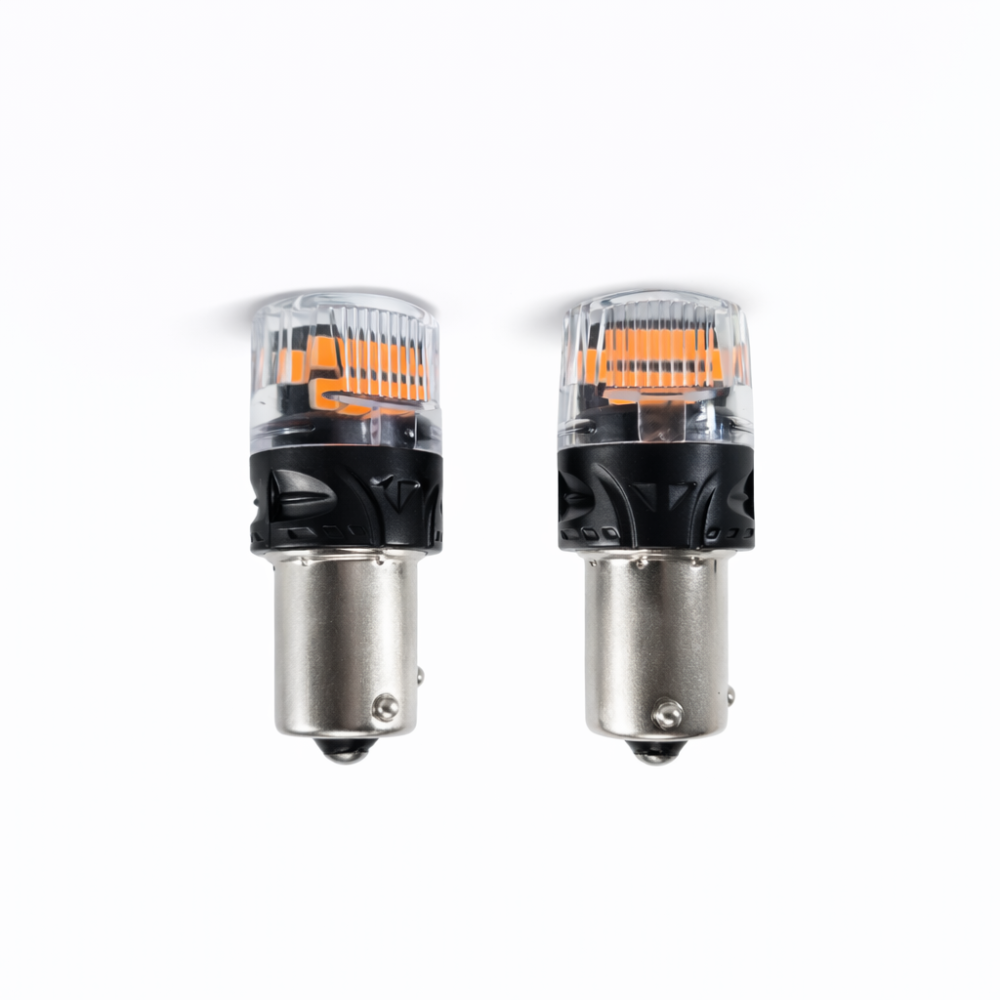 Комплект светодиодных ламп StarLight Vision PY21W (T25) BRS LED BA15S 1156 AMBER 12/24V Харьков - изображение 3