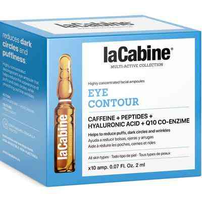Висококонцентровані ампули для шкіри навколо очей проти набряків та темних кіл Eye Contour LaCabine, 10*2 мл Дніпро