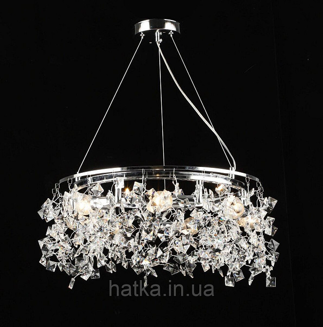 Люстра подвесная хрустальная S2492/7, Хром Киев - изображение 1
