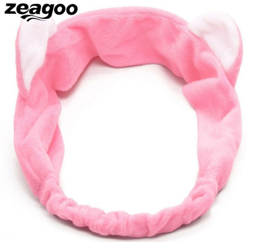 Повязка для волос женская Ушки светло-розовые Киев - изображение 1