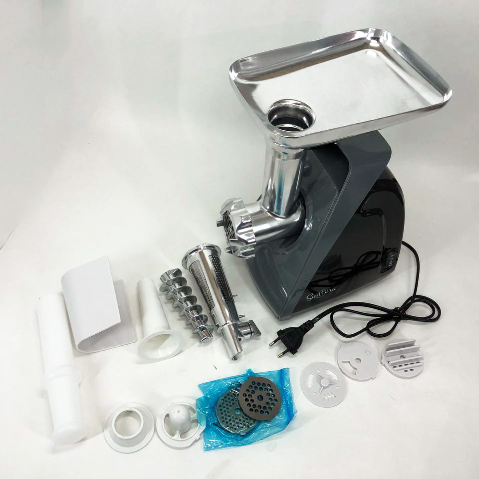 Кращі електро м'ясорубки для дому Suntera, Потужна електро м'ясорубка з насадками GT-29 Львів - фото 1