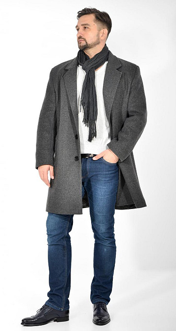 Класичне чоловіче кашемірове пальто Київ - фото 4