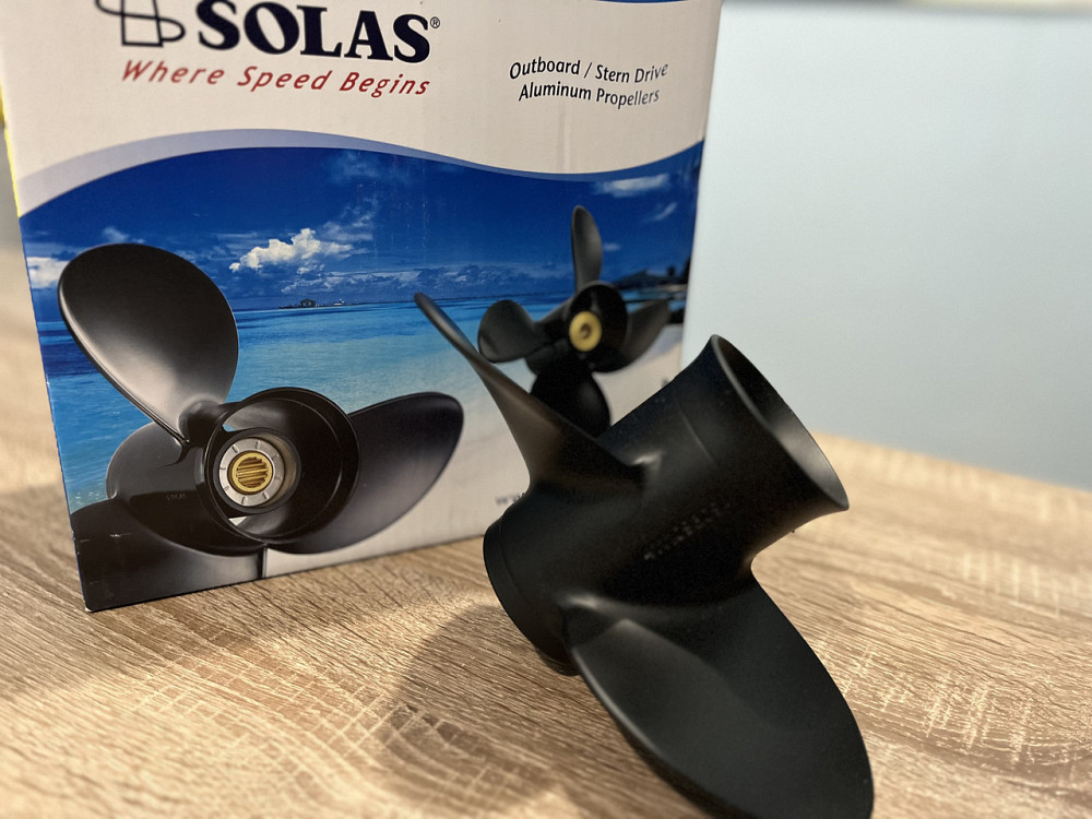 Винт гребной лодочный Solas  Tohatsu (3x11.4x12RB) 3T5B64525-0 Киев - изображение 5