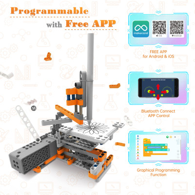 Конструктор Makerzoid Superbot Educational Building Blocks (MKZ-ID-SPB) Вінниця - фото 7