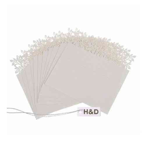 Рассадочные карточки 10 штук 90 на 45 мм белый Киев