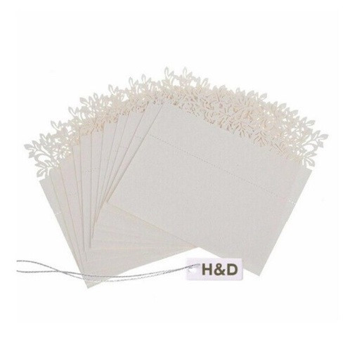 Рассадочные карточки 10 штук 90 на 45 мм белый Киев - изображение 2