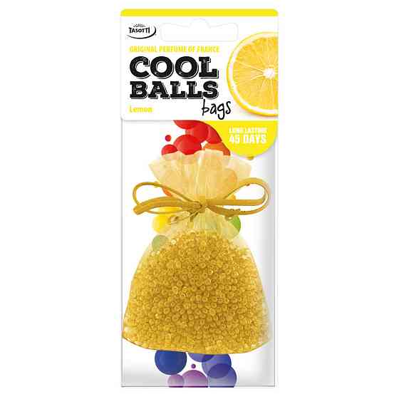 Ароматизатор для авто мішочок "Cool Balls" Lemon (Лимон) 25г Tasotti Київ