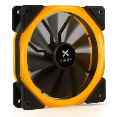 Кулер до корпусу Vinga LED fan-02 orange Вінниця