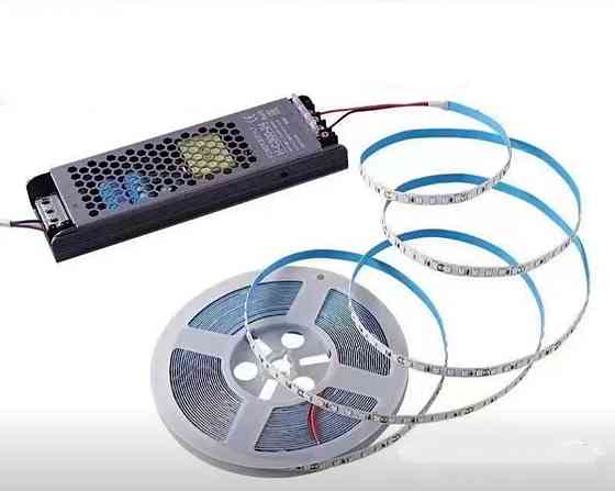 Блок питания для LED 24V 100W/200w/300W импульсный металлический 220V для светодиодной ленты, модулей и камер Киев