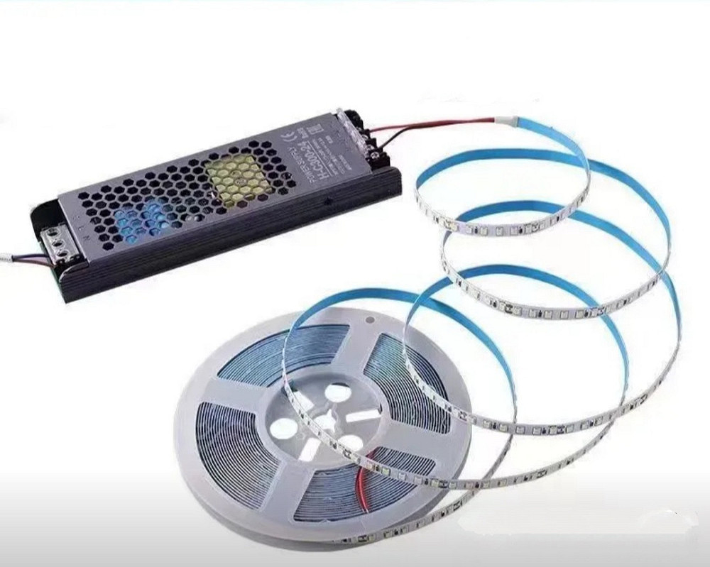 Блок питания для LED 24V 100W/200w/300W импульсный металлический 220V для светодиодной ленты, модулей и камер Киев - изображение 2