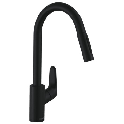 Смеситель Hansgrohe Focus M41 KM240, чорний матовий (31815670) Винница - изображение 1