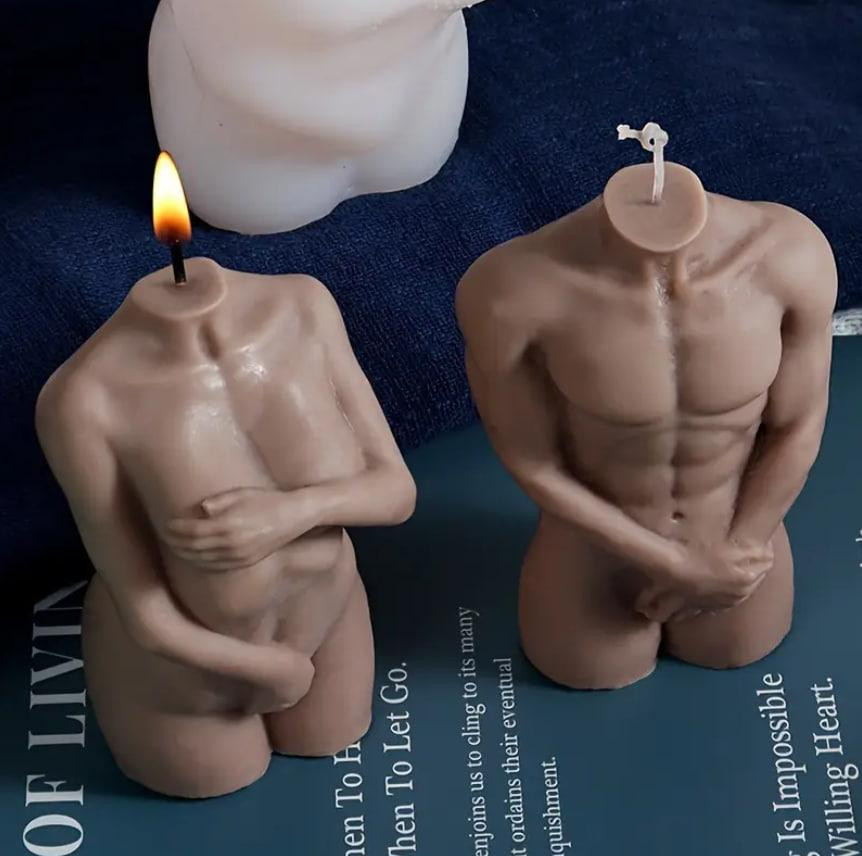 Силіконова форма для свічки “Жіноче тіло”, форма для гіпсу, мила, смоли Київ - фото 3