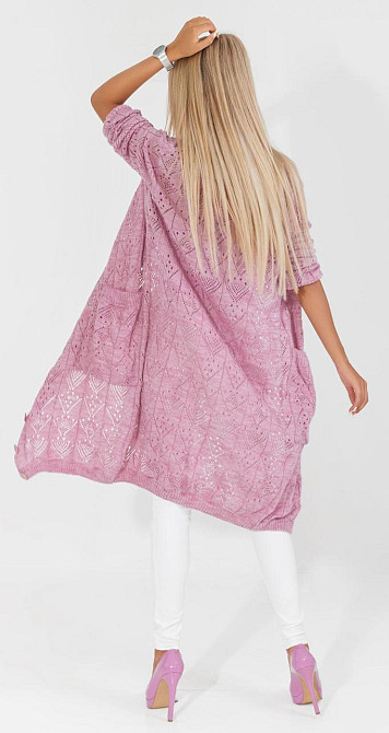 Ажурний кардиган із кишенями (48-52) Київ - фото 5