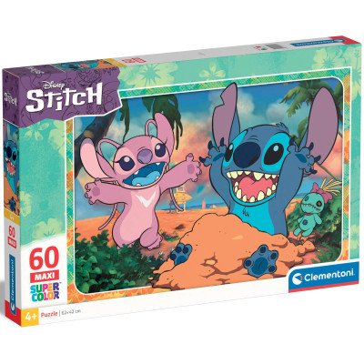 Пазл Clementoni Disney Stitch серия MAXI, 60 элементов (26596) Винница - изображение 1