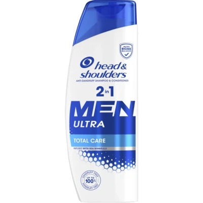 Шампунь Head &amp; Shoulders Men Ultra Total Care 2 в 1 Комплексний догляд Проти лупи 330 мл (8700216304801) Вінниця - фото 1