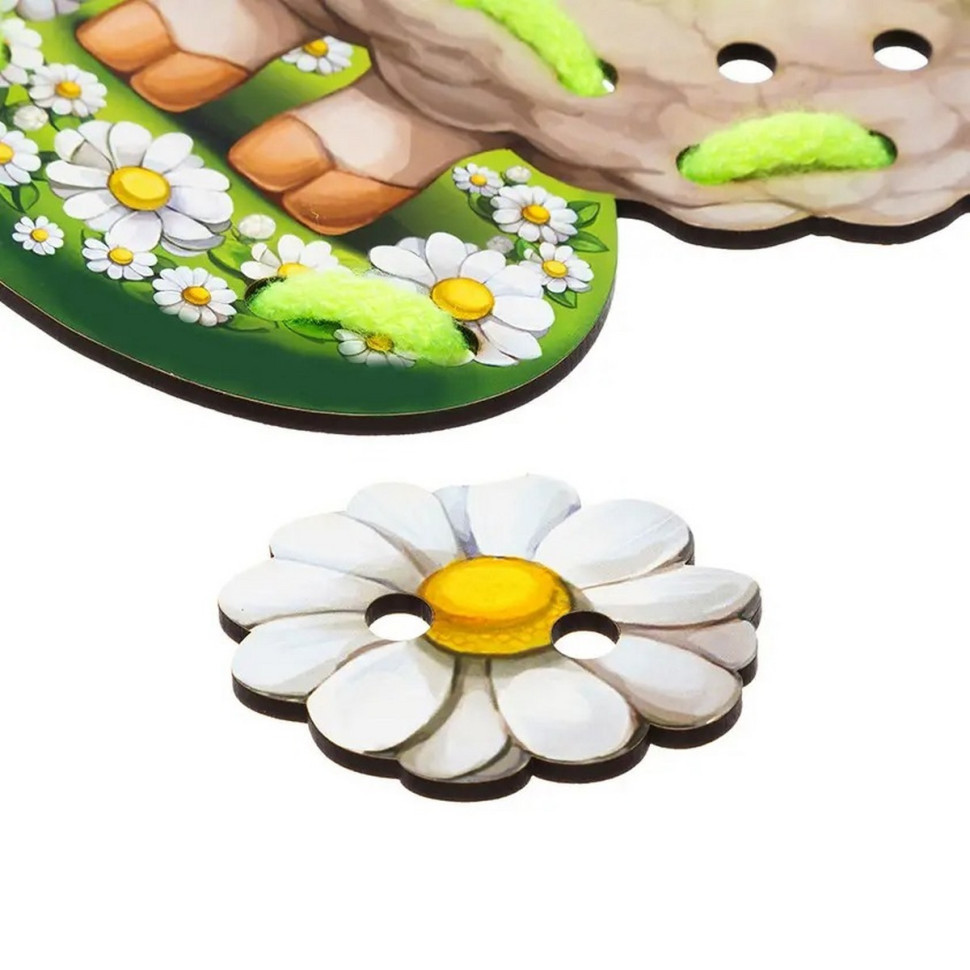 Деревянная шнуровка 