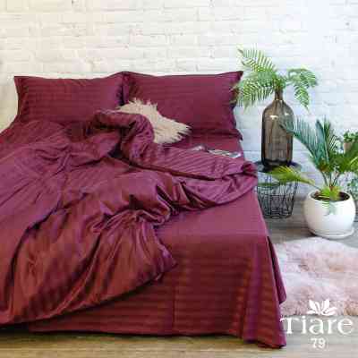 Постільна білизна Tiare 79 Сатин Страйп Кольоровий полуторний (79_Stripe_pl) Вінниця