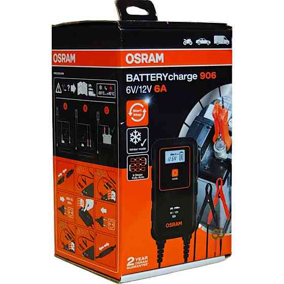 Зарядний пристрій для акумулятора Osram 906 Ковель