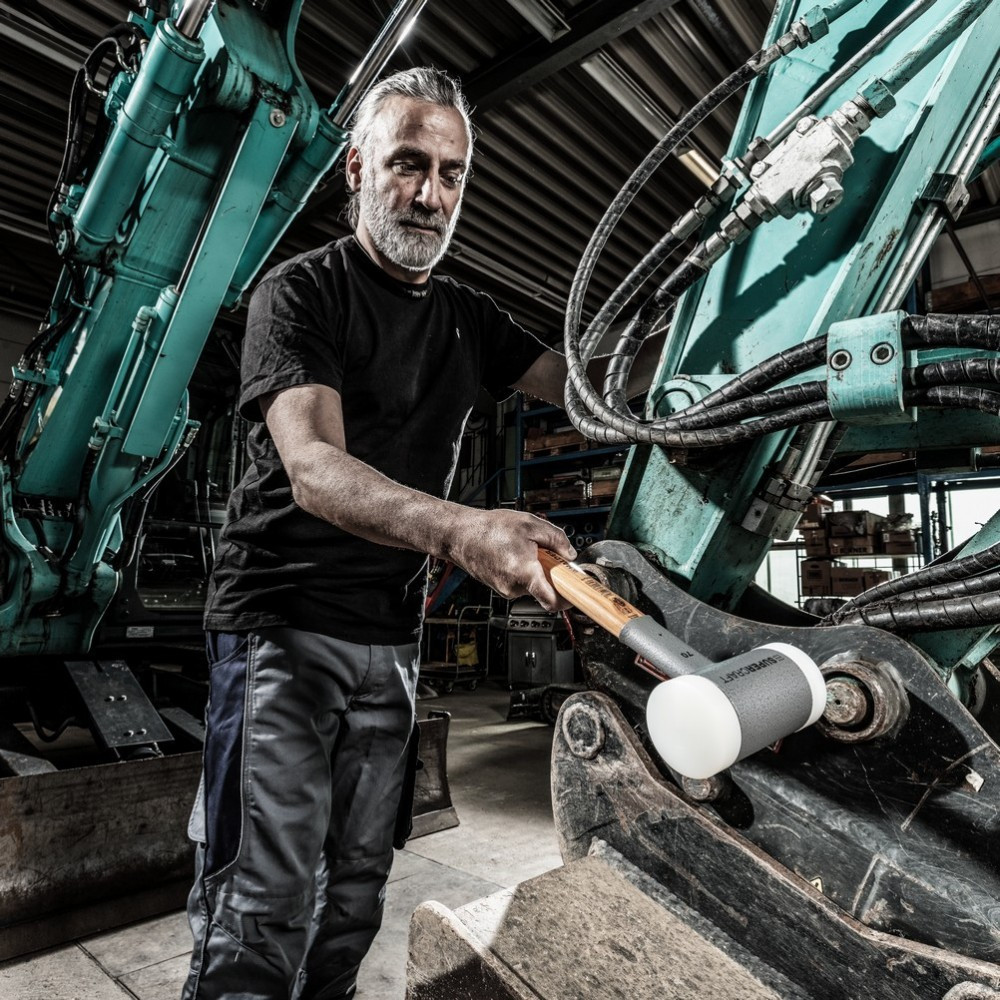 Молоток безынерционный HALDER Supercraft 3366 с деревянной ручкой, Ø=60 мм, m=1705 г, І=360 мм Одесса - изображение 9