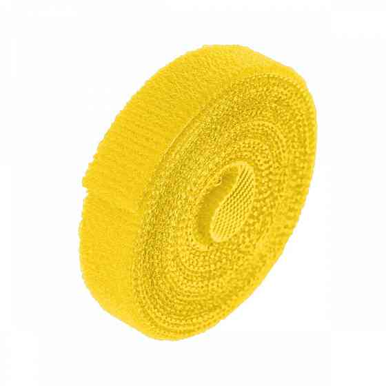 Многофункциональная лента, Т рулон на липучке, 12 мм х 2 м, желтая, HLT1202/YL Киев