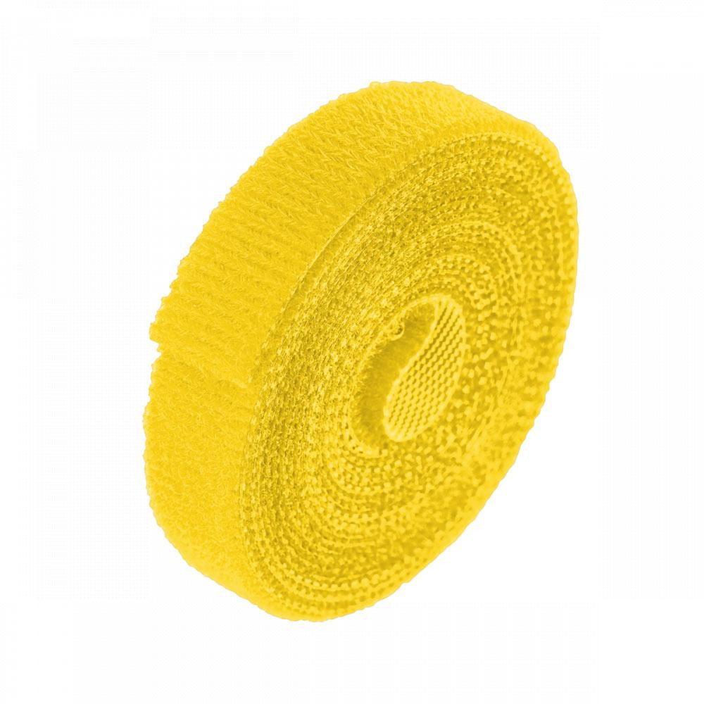 Багатофункціональна стрічка, Т рулон на липучці, 12 мм х 2 м, жовта, HLT1202/YL Київ - фото 2