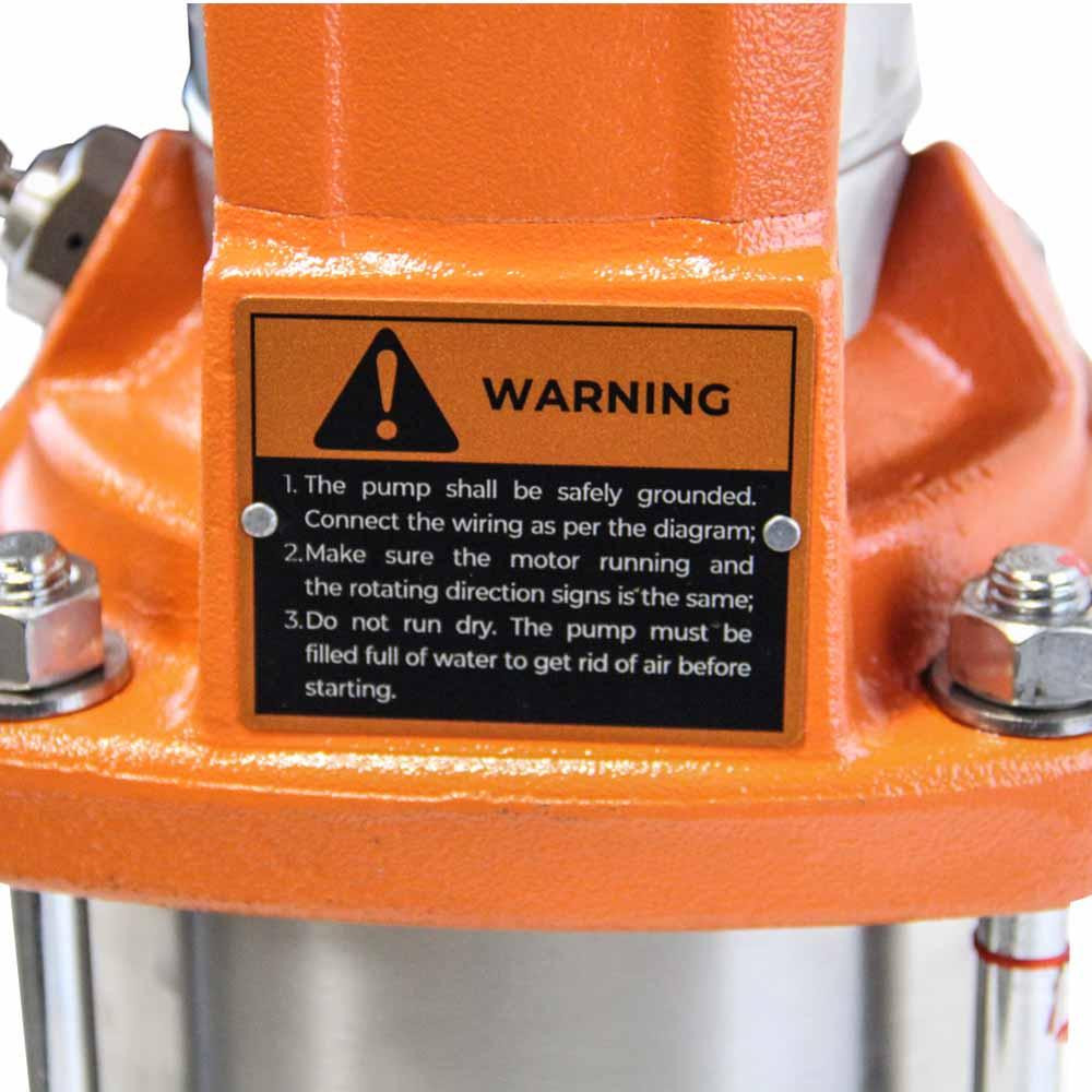 Насос центробежный многоступенчатый вертикальный 380В 1.1кВт Hmax 114м Qmax 40л/мин нерж LEO 3.0 innovation Ровно - изображение 3