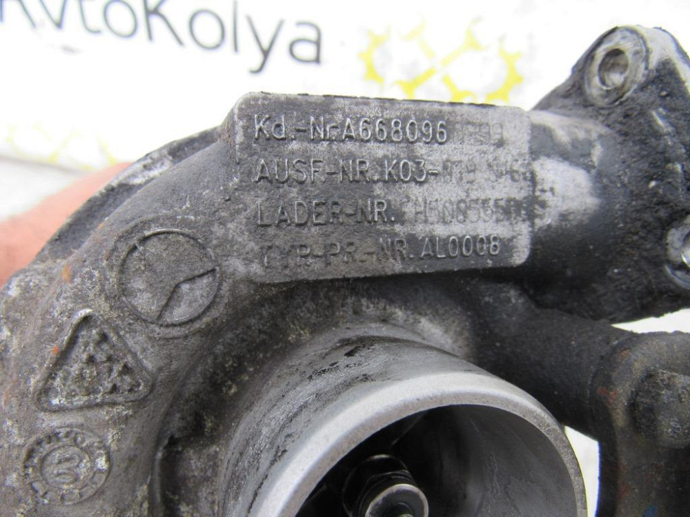 Турбіна Mercedes A170 1.7 cdi 1998-2004 (A668096) Ковель - фото 5