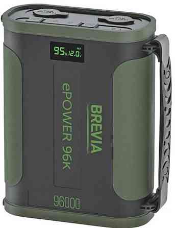 Повербанк (Power Bank) Brevia ePower 96000mAh 307.2Wh LiFePo4 Black/Gr. Харків