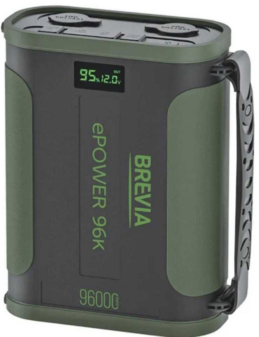 Повербанк (Power Bank) Brevia ePower 96000mAh 307.2Wh LiFePo4 Black/Gr. Харків - фото 1