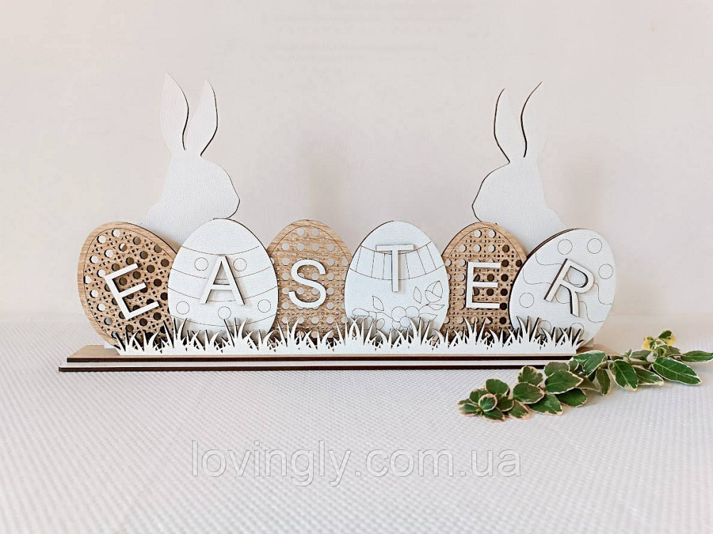 Объемный пасхальный декор на подставке 38/20 см Ирпень - изображение 3