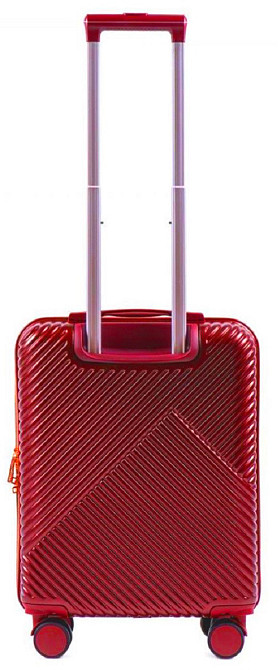 Валіза пластикова WINGS WN01 мала 55 см темно-червона Київ - фото 2