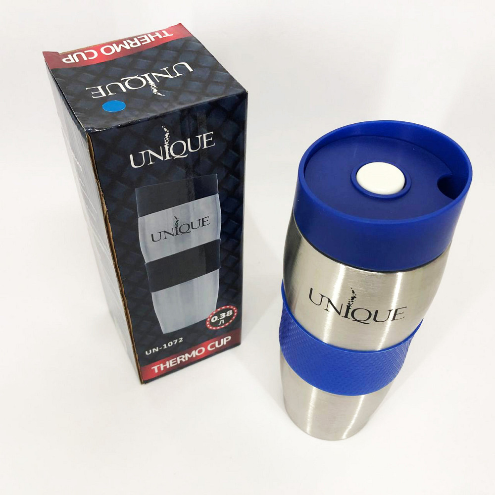 Хороший качественный термос UNIQUE UN-1072 0.38 л, Термофляга для напитков, Стильный компактный термос LI-90 Львов - изображение 8