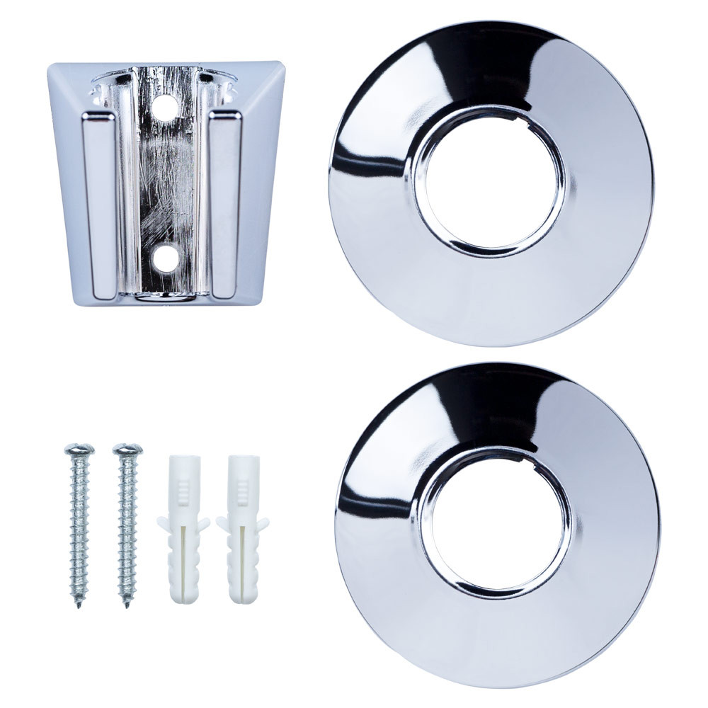 AQUATICA Смеситель NM Ø40 для ванны гусак прямой 350мм дивертор встроенный картриджный AQUATICA Київ - фото 2