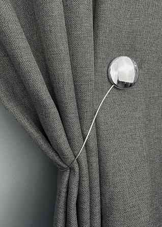 Магниты для штор и гардин Круг 2 шт Серебристый (81-295) Киев