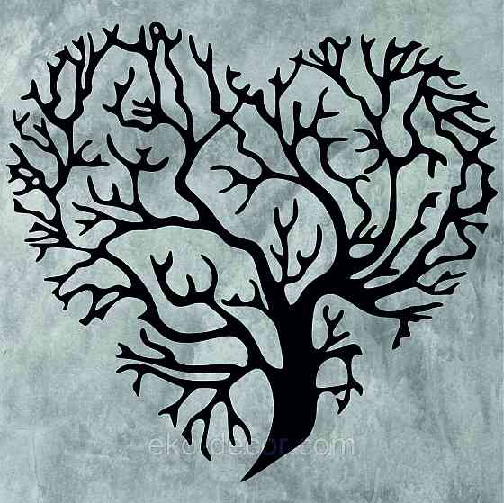 Декоративне настінне Панно «Серце» Декор на стіну Київ