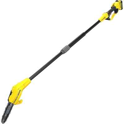 Кусторез Stanley FatMax, высоторез, 20V, 4Ah, шина 20 см, цепь 3/8 (SFMCPS620M1) Винница