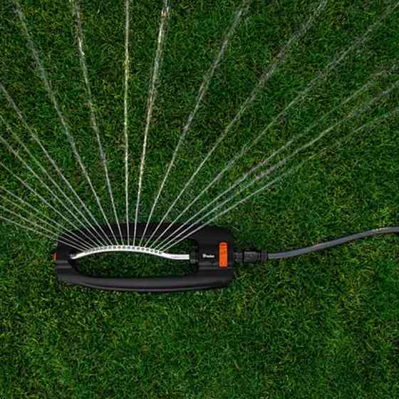 Зрошувач осцилівний з алюмінієвою дугою, BLACK LINE, ECO-2815 Київ