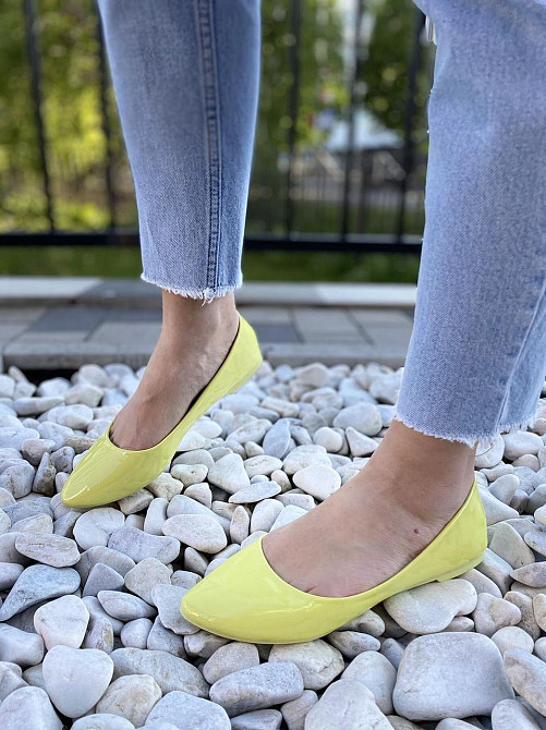 Seastar Балетки жіночі SEASTAR C30 салатові (весна-осінь, еко-лак) (2470) 37р.38р.41р. 41 Коломия - фото 1