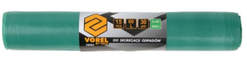Торбинки для скляних відходів VOREL, 60 л. 15 шт [30] Одеса - фото 1